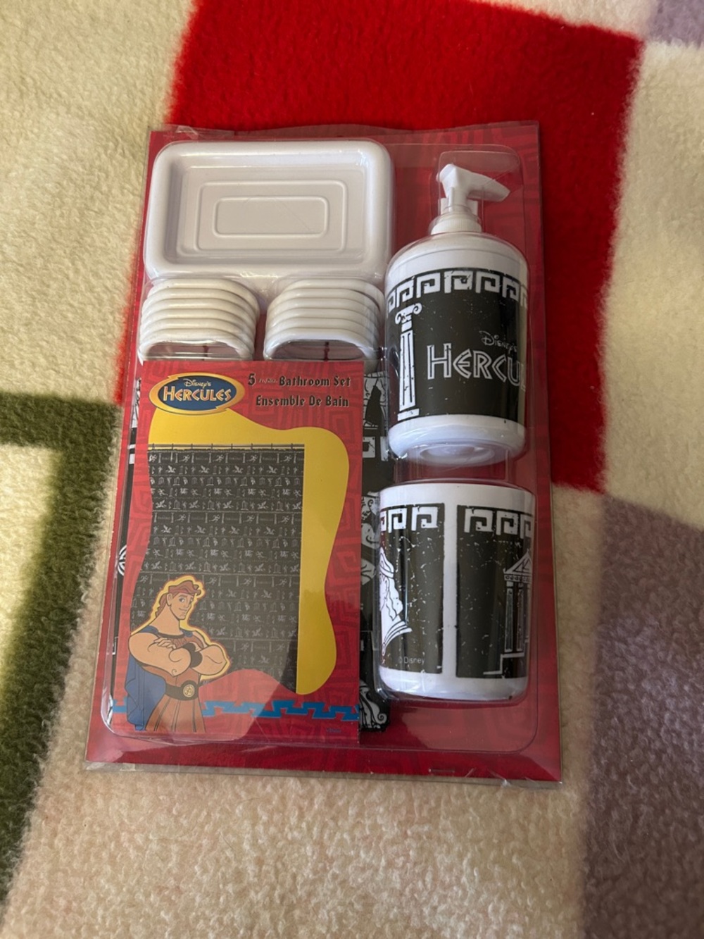 Disney Hercules theme five peace bath set.